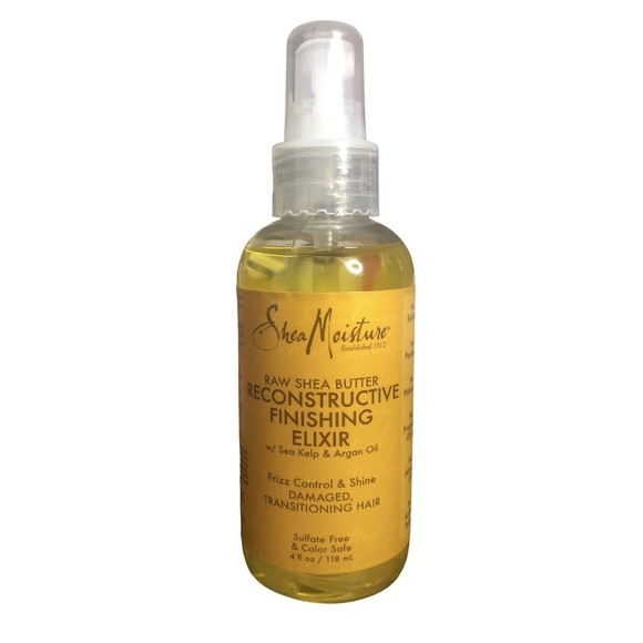 Shea Moisture Raw Shea Butter Reconstructive Finishing Elixir 4 Oz (AA28) - Picture 1 of 4